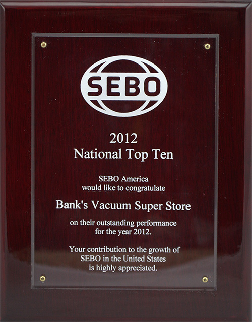 SEBO - National Top Ten - 2012